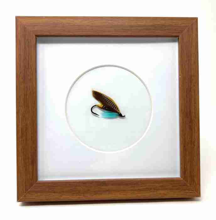 Fully Dressed Blue Charm Framed Art - 6x6 - Round